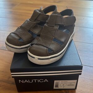 Nautica Brown Kids Shoes boys 8 toddler